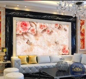 900 Mẫu Tranh 3D dán tường hoa ngọc bích đẹp tuyệt vời khiến bạn không thể rời mắt