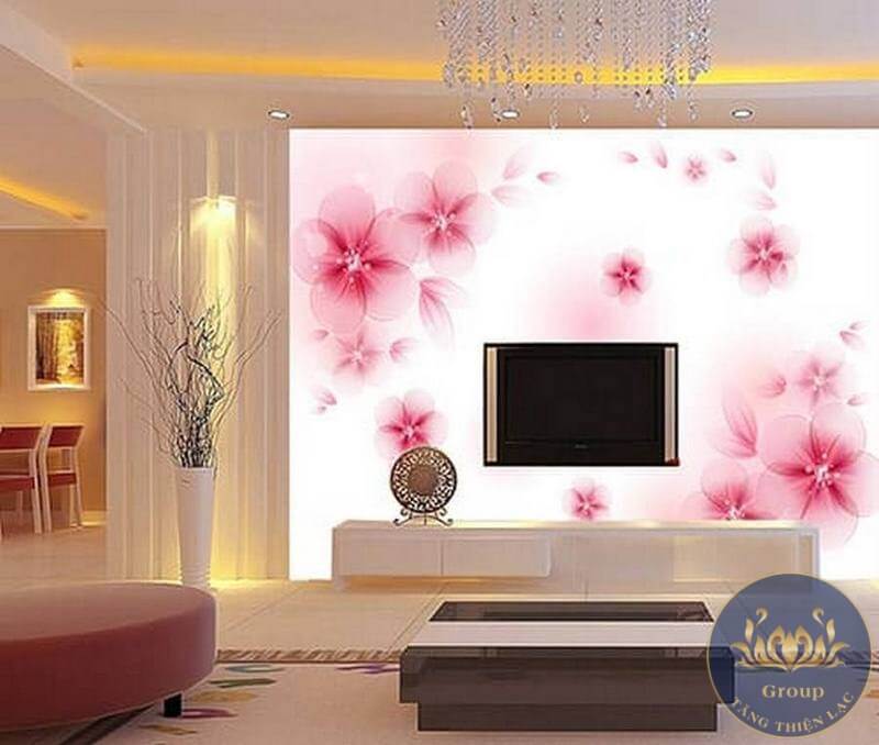 Tranh dán tường 3D hợp mệnh Hỏa cho gia chủ cuộc sống sung túc hơn